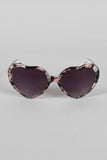 Floral Heart Eyes Sunglasses