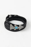 Aztex Triple Triangle Wrap Bracelet