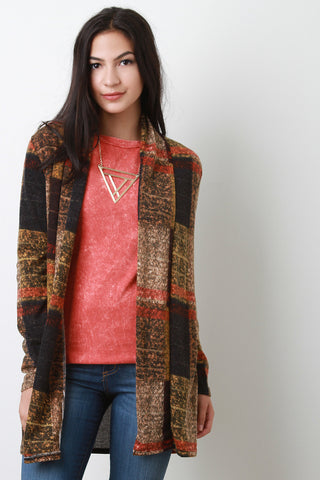 Elbow Patch Quilted Cardigan