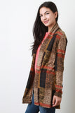 Elbow Patch Quilted Cardigan