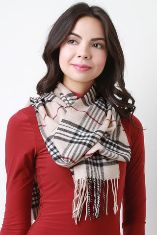 New Market Check Scarf