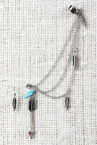 Arrow And Feather Earrings