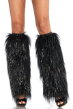 Leg Avenue Furry Lurex Legwarmers