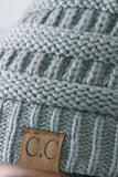 Solid Ridged Knit Beanie