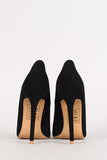 Shoe Republic Nubuck Pointy Toe Stiletto Pump