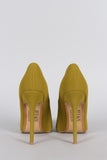 Shoe Republic Nubuck Pointy Toe Stiletto Pump