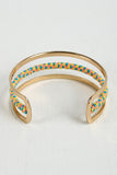 Woven Center Cuff Bracelet