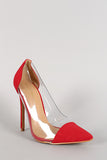 Shoe Republic Lucite Pointy Toe Stiletto Pump