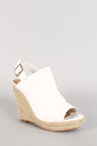 Breckelle Slingback Espadrille Platform Wedge