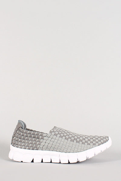 Woven Slip On Sneaker
