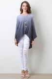Ombre High-Low Top