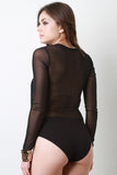 Tassel Fringe Mesh Bodysuit