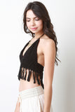 Crochet Fringe Crop Top
