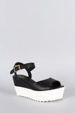 Bamboo Two Tone Wedge