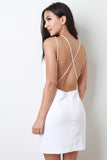 Criss Cross Back Sleeveless Dress