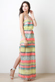 Tribal Print Maxi Dress