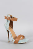 Shoe Republic LA Distressed Denim Platform Heel