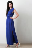 Cap Sleeve Maxi Dress