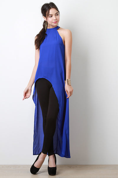 Halter High-Low Maxi Top