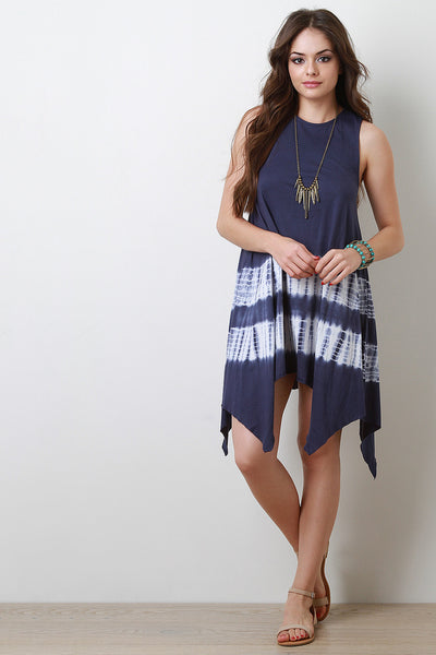 Tie Dye Handkerchief Dress