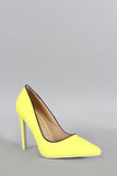 Liliana Neon Snake Pointy Toe Pump