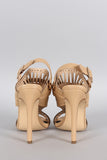 Liliana Cutout Harness Open Toe Heel