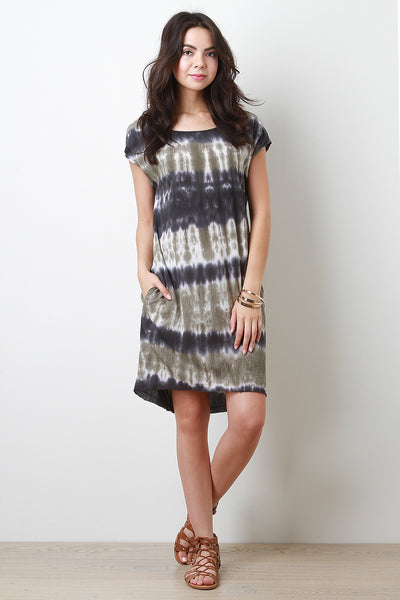 Dark Dye Pocket Dress