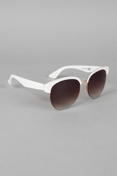 Enamel Clubmaster Sunglasses