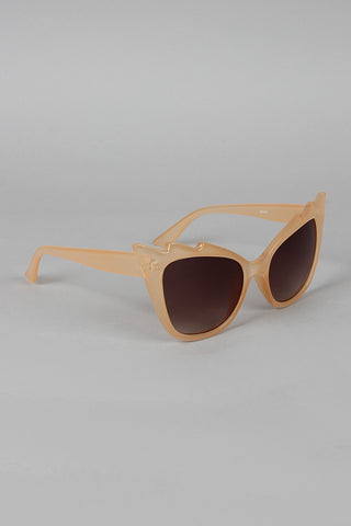 Spiked Brow Sunglasses