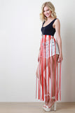 Patriotic Maxi Fringe Top