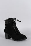 Bamboo Lace Up Work Bootie