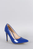 Anne Micelle Patent Pointy Toe Pump