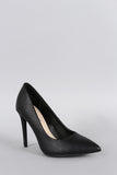 Anne Michelle Plain And Simple Pointy Toe Stiletto Pump