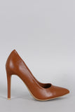 Anne Michelle Plain And Simple Pointy Toe Stiletto Pump