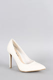 Anne Michelle Plain And Simple Pointy Toe Stiletto Pump