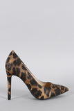 Anne Michelle Leopard Pointy Toe Pump