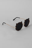 Cat Ears Round Sunglasses