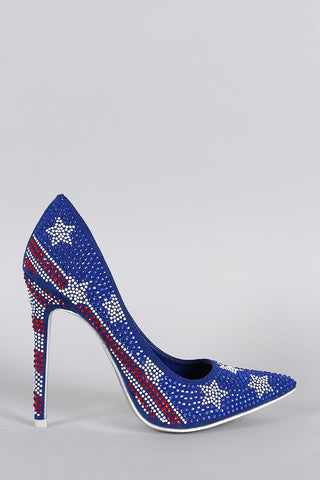 Shoe Republic Stars and Stripes Pump