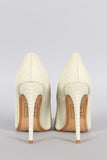 Shoe Republic Snake Pointy Toe Pump