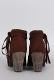 Dollhouse Braided Fringe Bootie