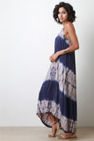 Tie Dye Block Maxi Dress