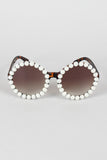 Round Pearl Sunglasses