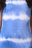 Horizontal Tie Dye Tube Dress