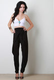 Drape Twist Tapered Pants