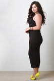 Plus Size Ribbed Knit Dress