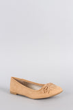 Qupid Bohemian Fringe Ballet Flat