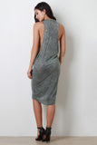 Earthy Mineral Dye Midi Dress