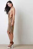 Earthy Mineral Dye Midi Dress