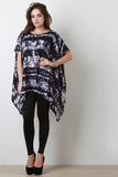 Tie Dye Dolman Handkerchief Top