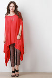 Handkerchief Poncho Top